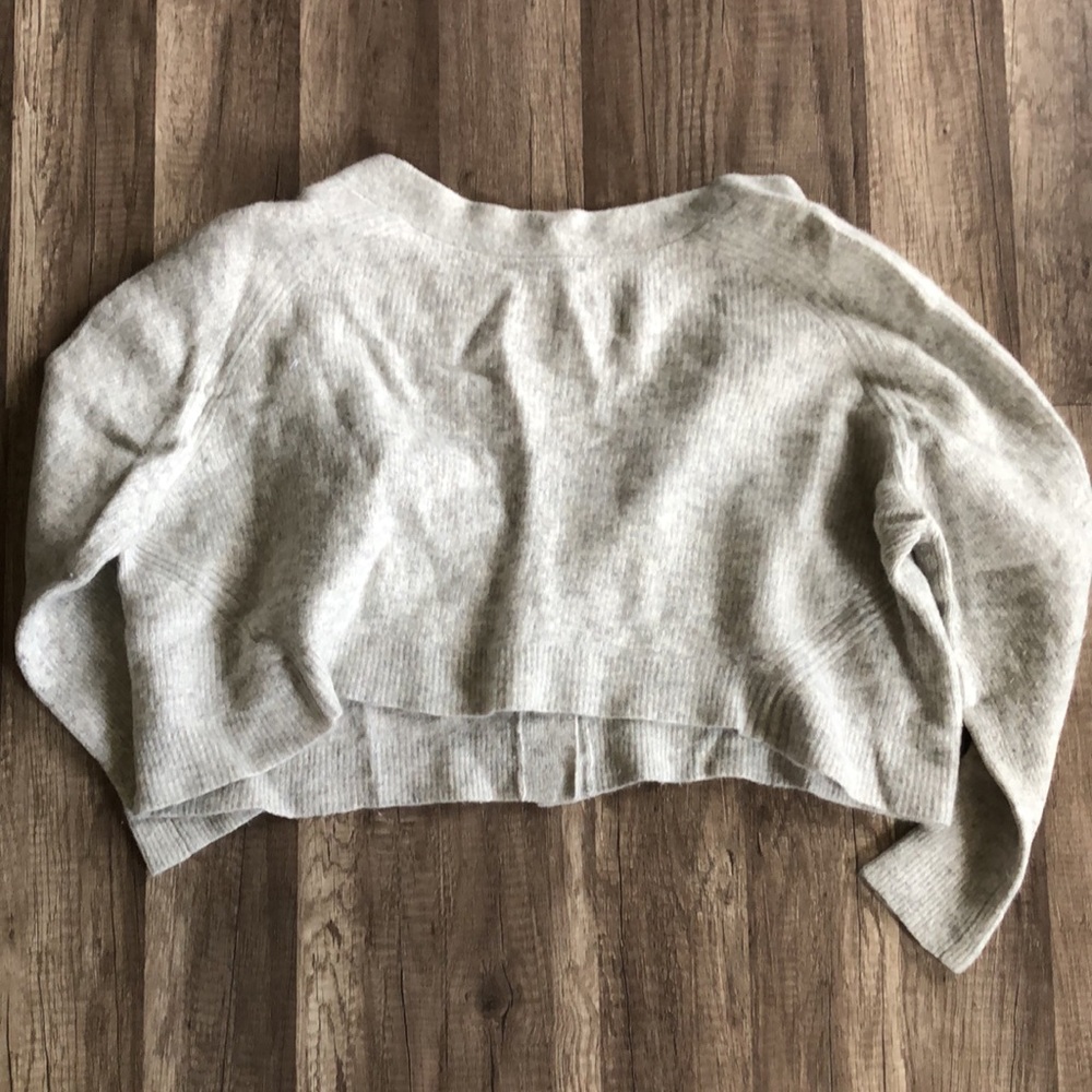 Hansel from Basel Gray Wool Silk Cardigan Cashmere - Picture 9 of 9